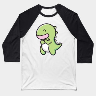 Kawaii Cute Dinosaur - Perfect baby gift for dinosaur lovers Baseball T-Shirt